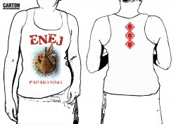 ENEJ PAPARANOJA white okładka